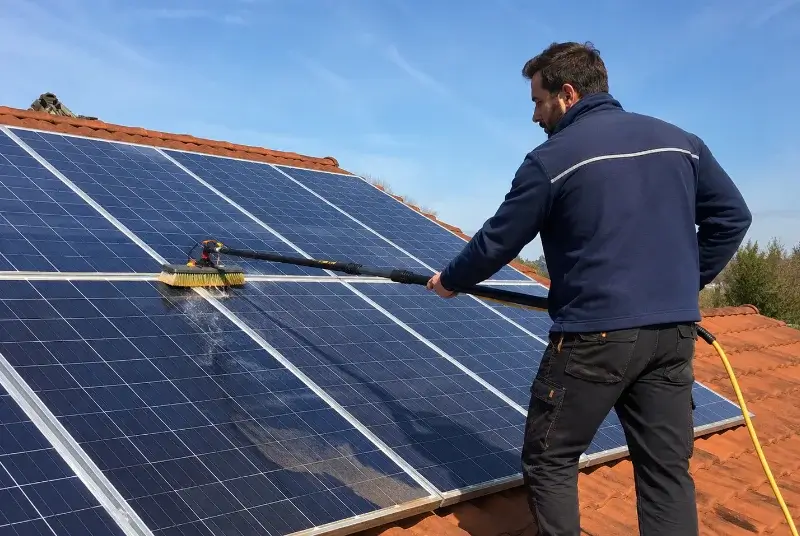 Nettoyage et entretien de panneaux solaires à Chevaline